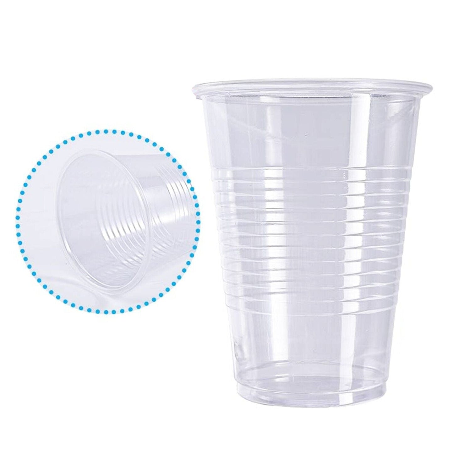 300ml Clear Plastic Cups 10oz