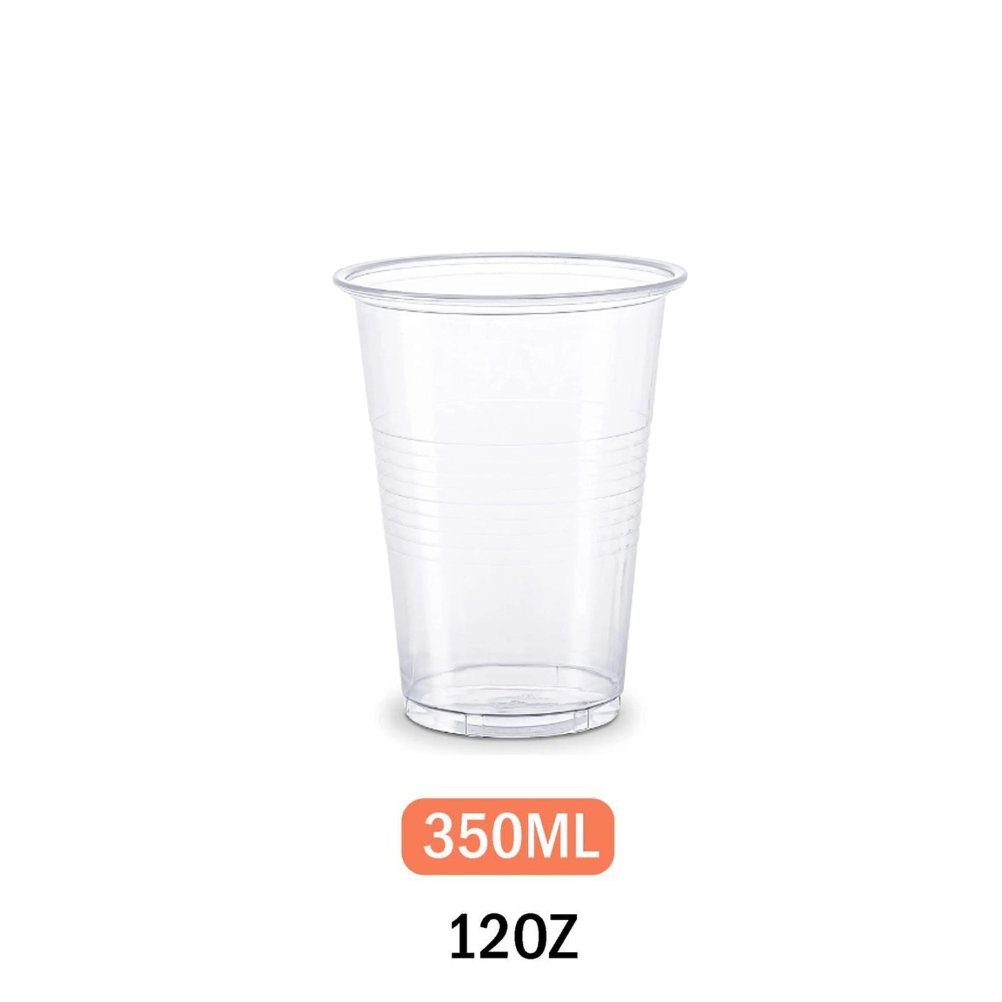 350ml Clear Plastic Cups 12oz