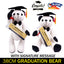 38cm Graduation Signature Stuffed Plush Bear Toy Blank Fabric Graduate Message Black Pen