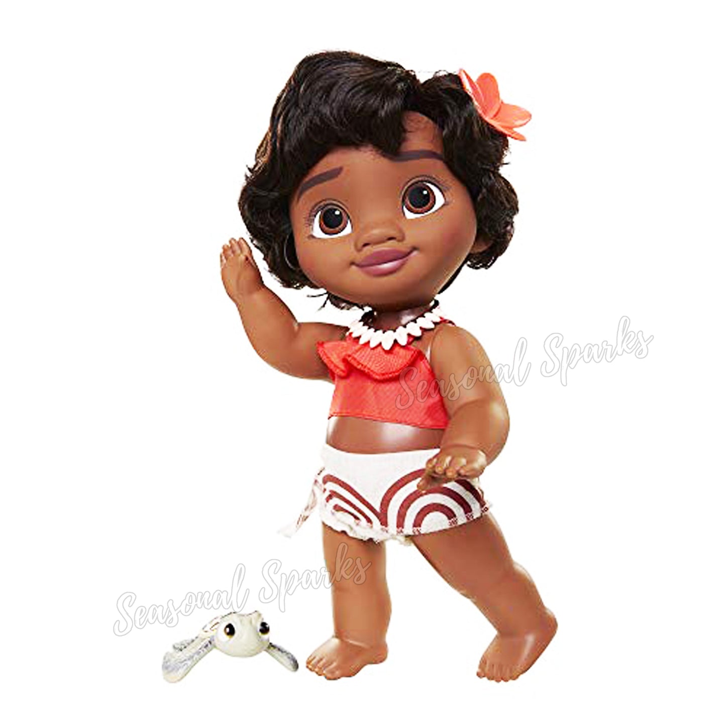 Disney Young Moana Doll with Turtle – 30cm