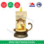 Glitter Swirl Nativity Candle Light Up LED Christmas Decoration Battery Operated