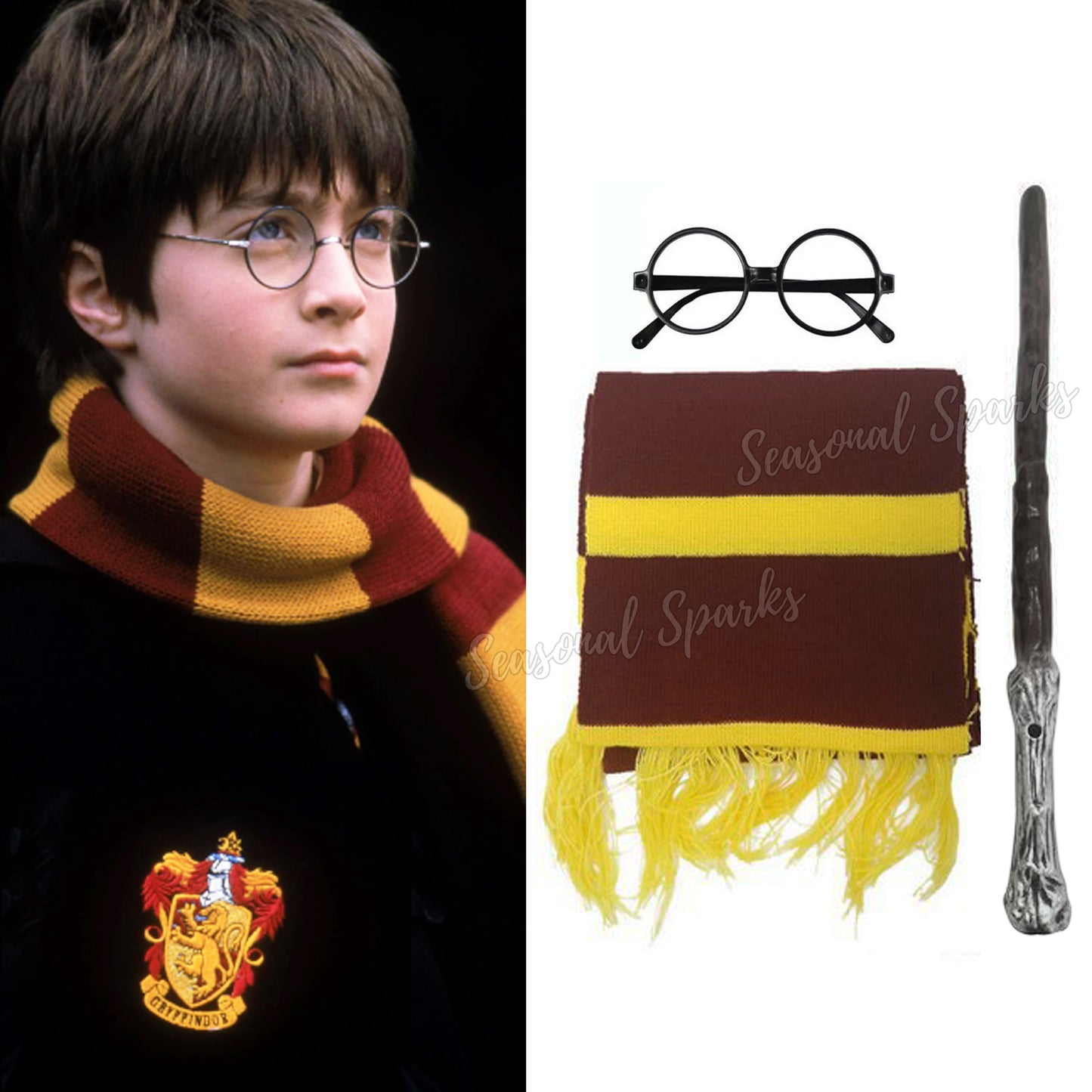 Harry Potter Costume Set -3 Pack-