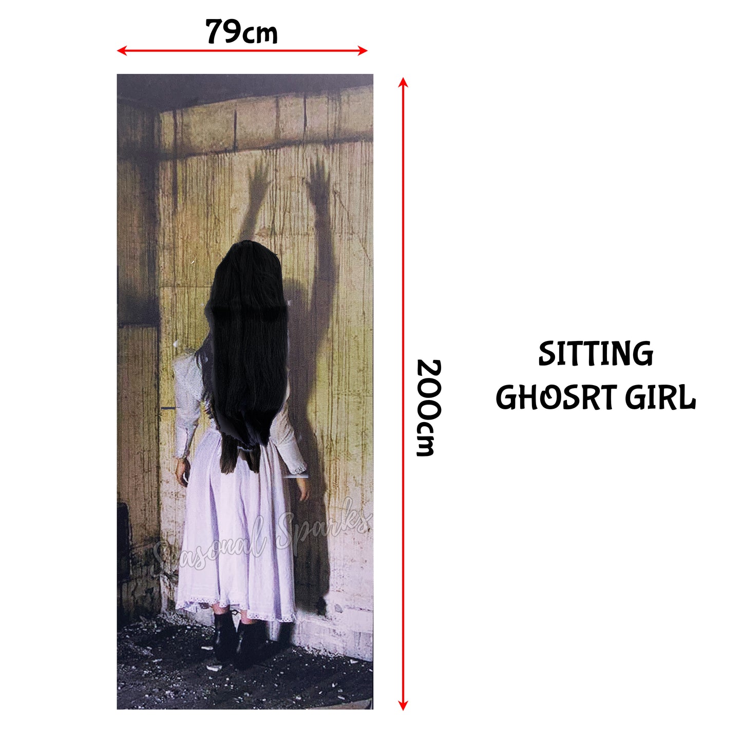 Standing Ghost Girl Door Decoration -2M-