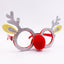 Christmas Reindeer Glasses -Glitter-