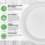 50pcs 260mm White Paper Divider Plates