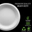 96pcs 175mm White Paper Bowls