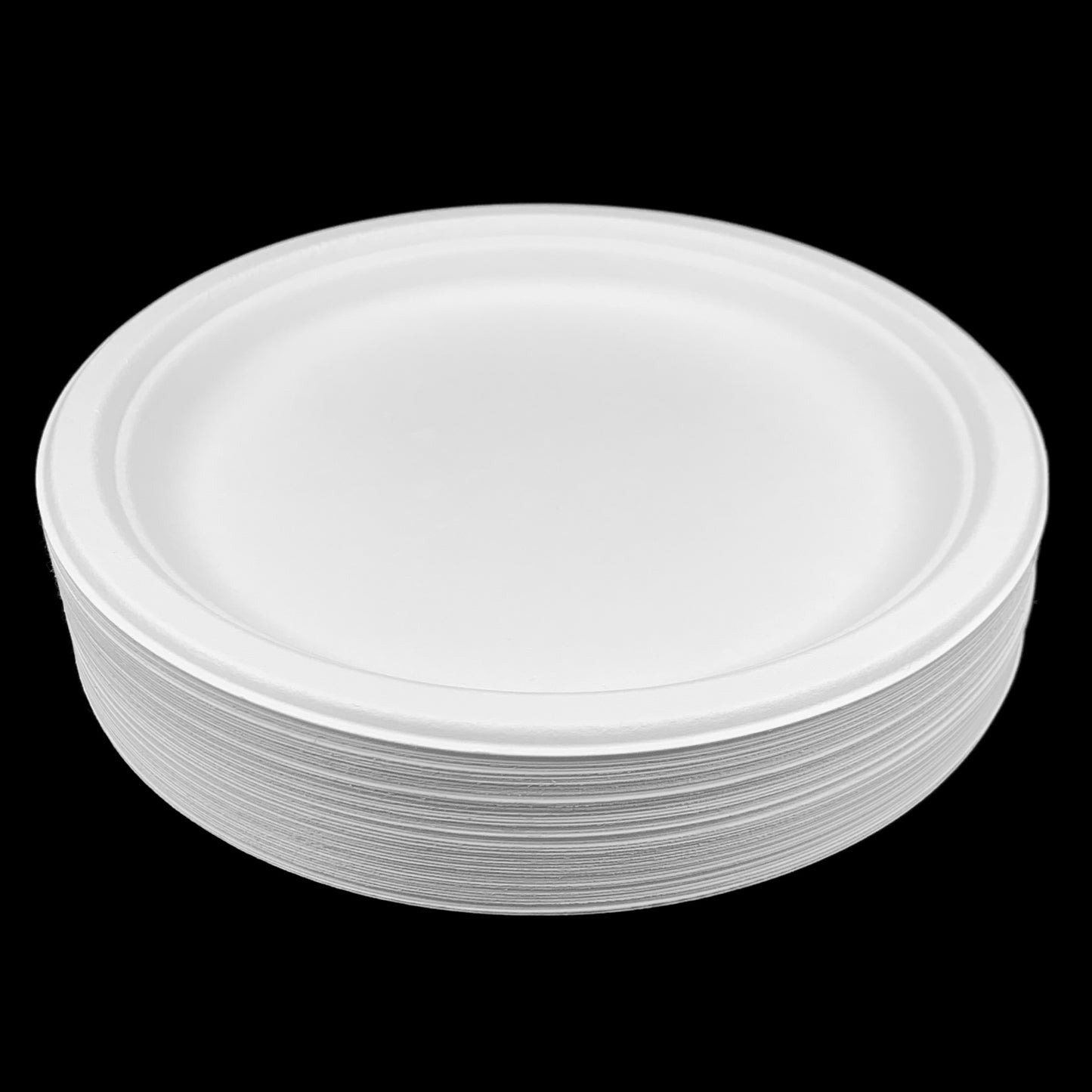 50pcs 225mm White Paper Plates