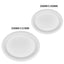 60pcs 250x315mm White Paper Oval Plates