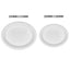 White Paper Oval Plates