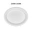 White Paper Oval Plates