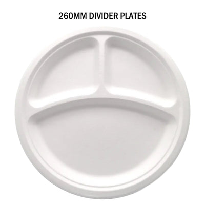 50pcs 260mm White Paper Divider Plates