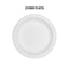 White Paper Plates & Bowls