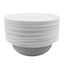 50pcs 850ml White Paper Bowls