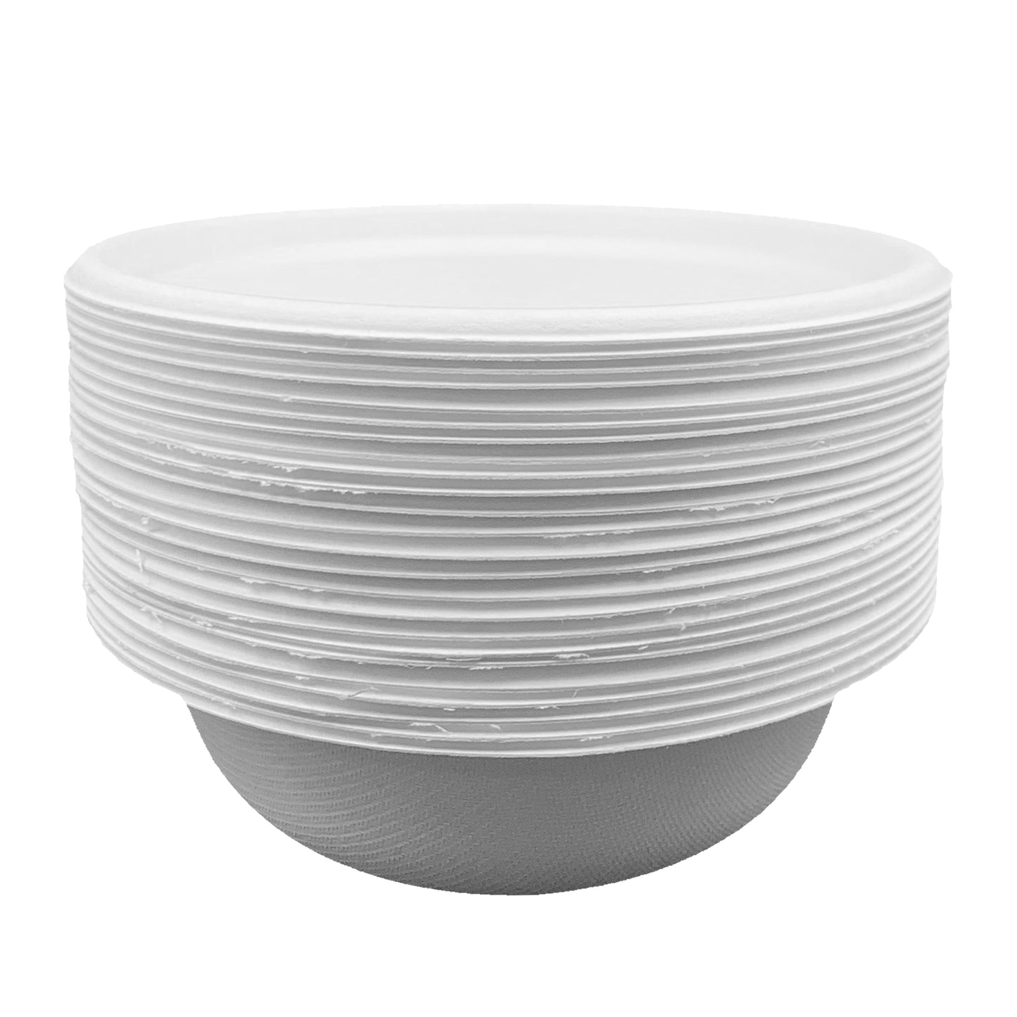 50pcs 850ml White Paper Bowls