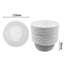 60pcs 280ml White Paper Bowls