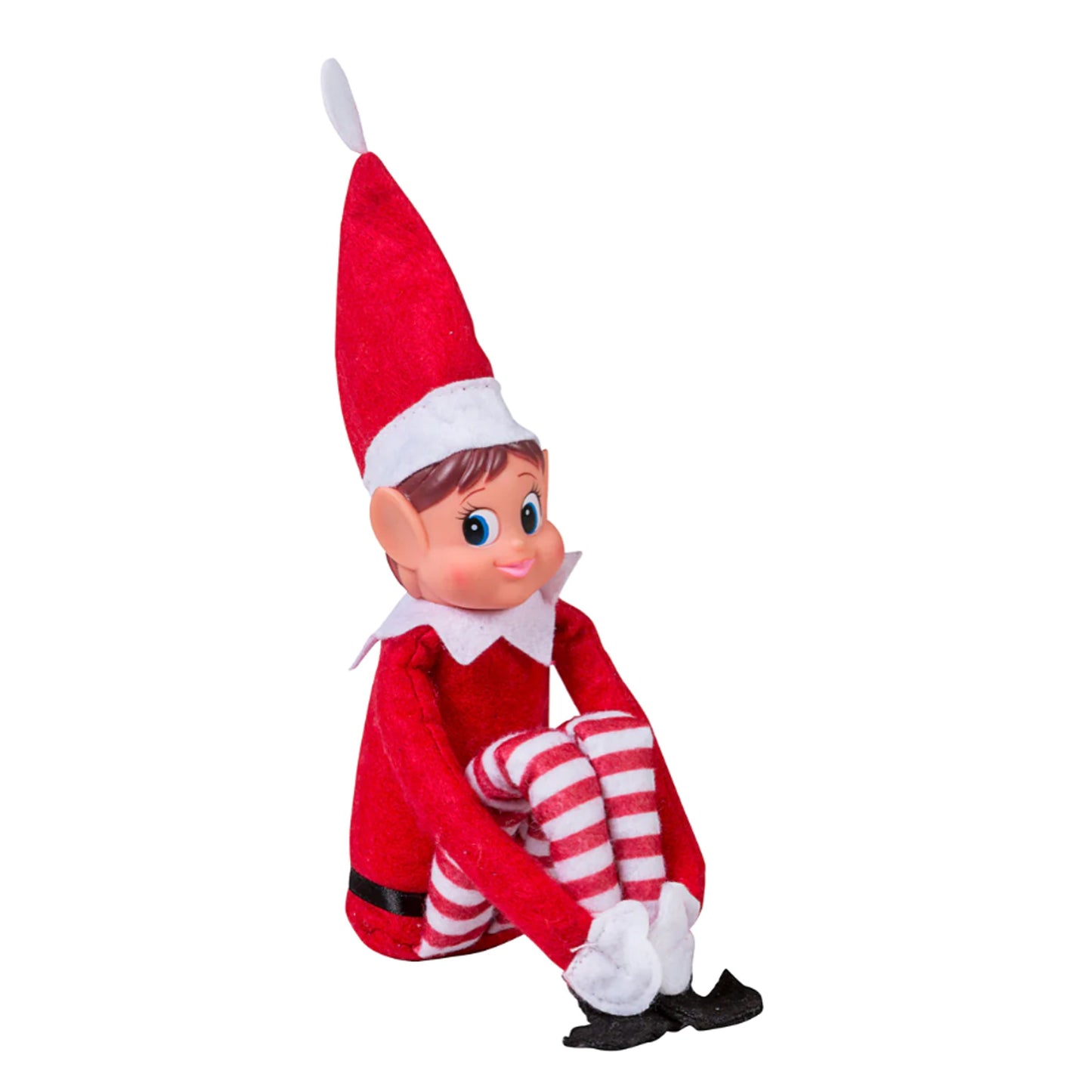 Bendable Naughty Plush Red Elf Behavin' Badly Christmas Decoration