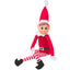 Bendable Naughty Plush Red Elf Behavin' Badly Christmas Decoration