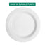 100pcs 180mm White Plastic Plates