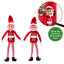 2pack Personalise Naughty Plush Red Elf Behavin' Badly Christmas Decoration