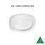 100pcs 160x230mm White Plastic Oval Plates