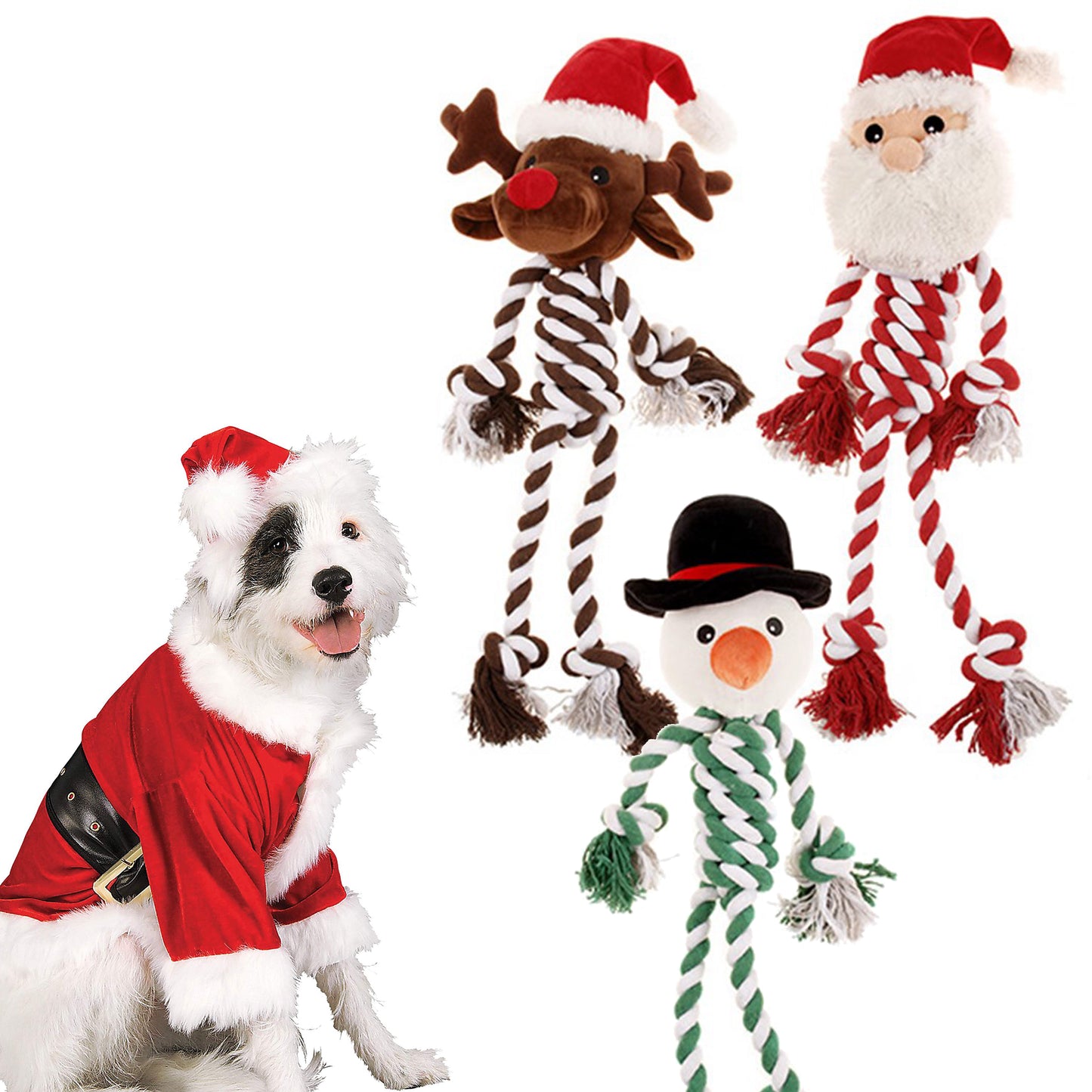 53cm Christmas Dog Toy Rope