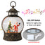 Christmas Light Up Musical Oval Lantern Snow Globe