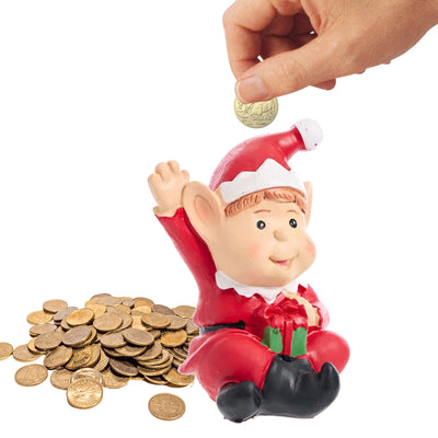 Christmas Elf Money Box