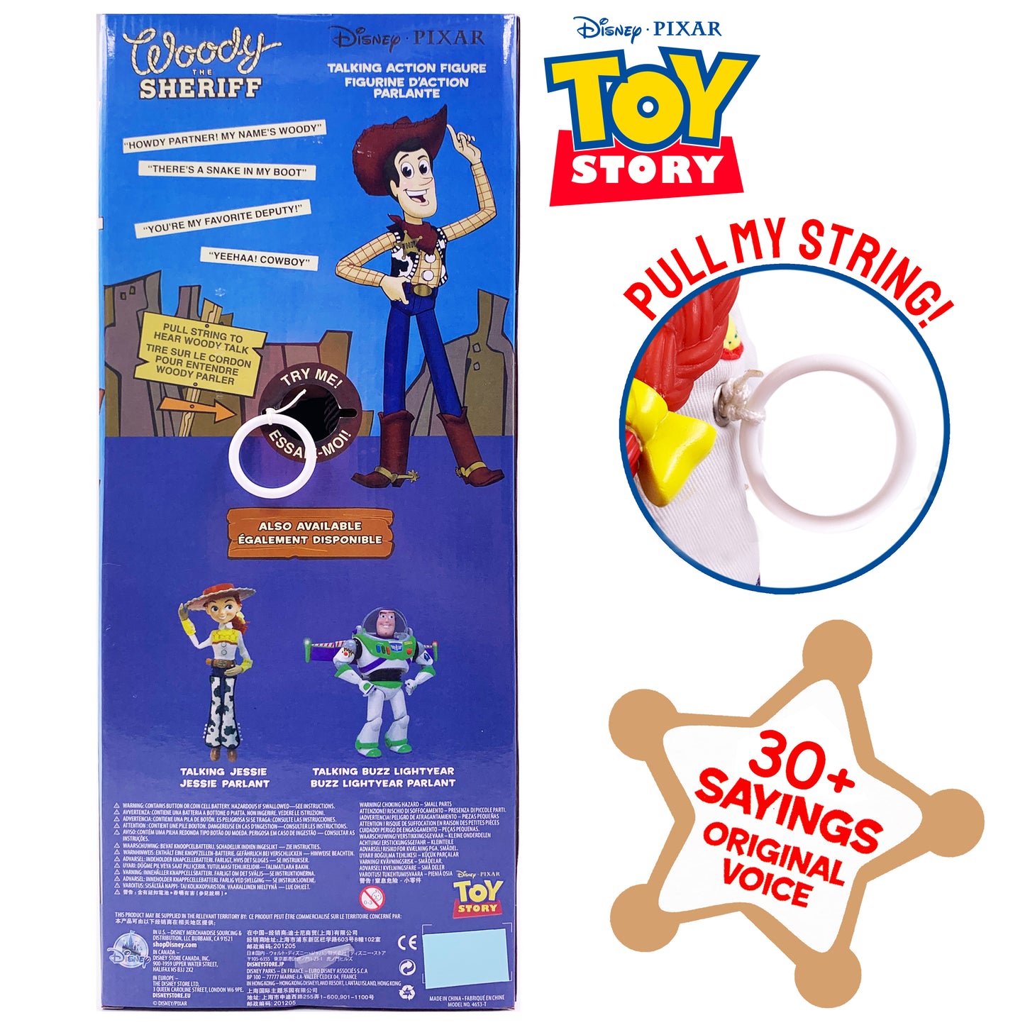 Disney Toy Story Woody & Jessie Talking Toy