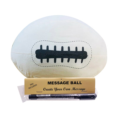 22m Graduation Signature Stuffed Plush Football Toy Blank Fabric Graduate Message Black Pen