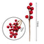 20pcs Christmas Red Holly Berry Pick 115mm