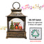 Christmas Light Up Glitter Musical Lamp - Santa -