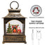 Christmas Light Up Glitter Musical Lamp - Santa -