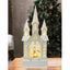 Christmas Light Up Musical Chapel - White -