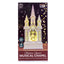 Christmas Light Up Musical Chapel - White -