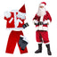 7pcs Deluxe Santa Claus Costume Set