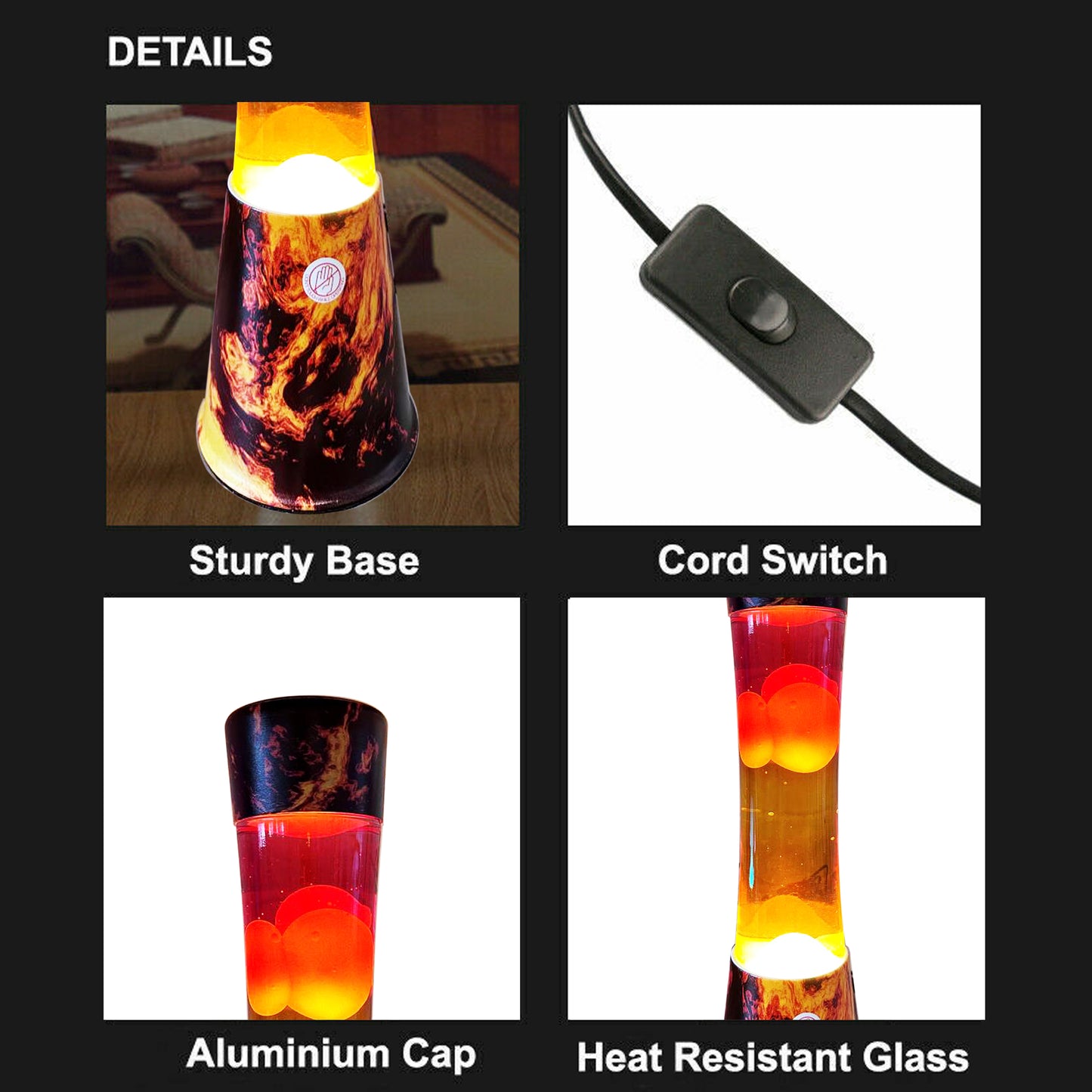 40cm Large Lava Lamps -FLAME-