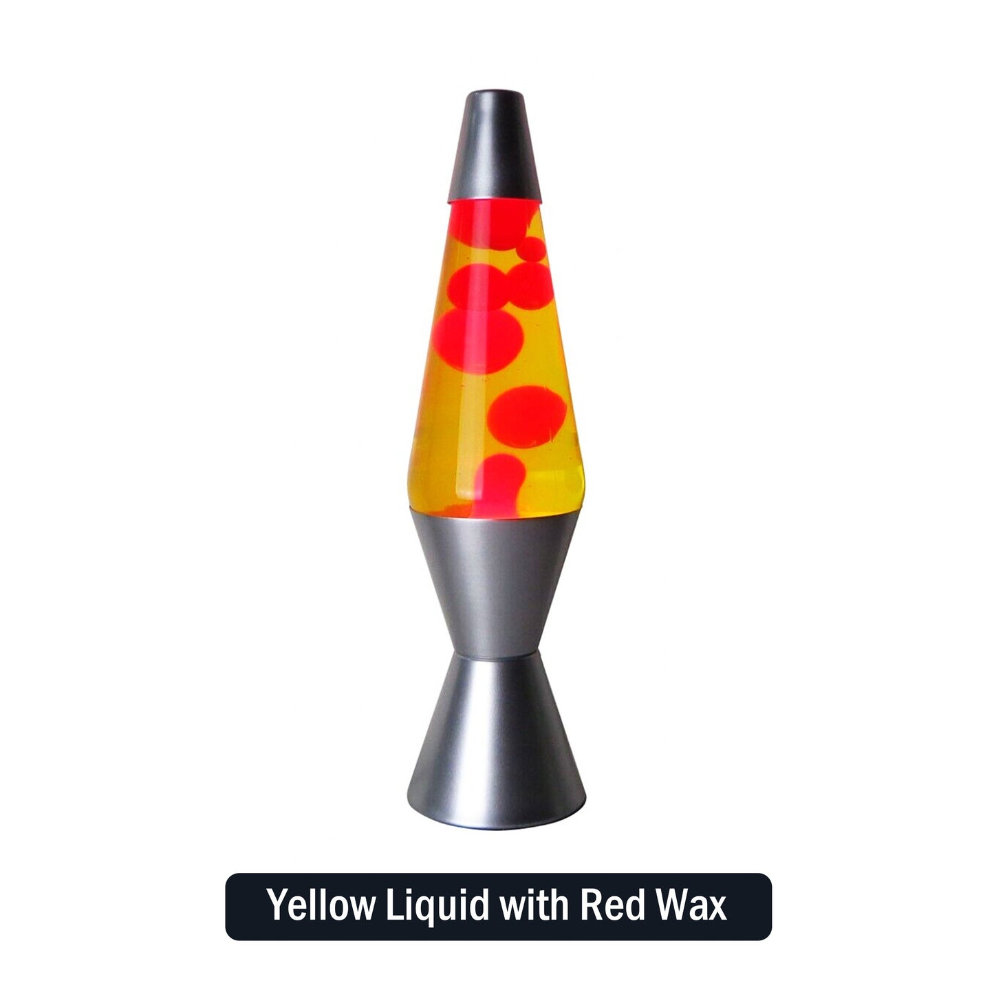 37cm Large Lava Lamps - Yellow & Red