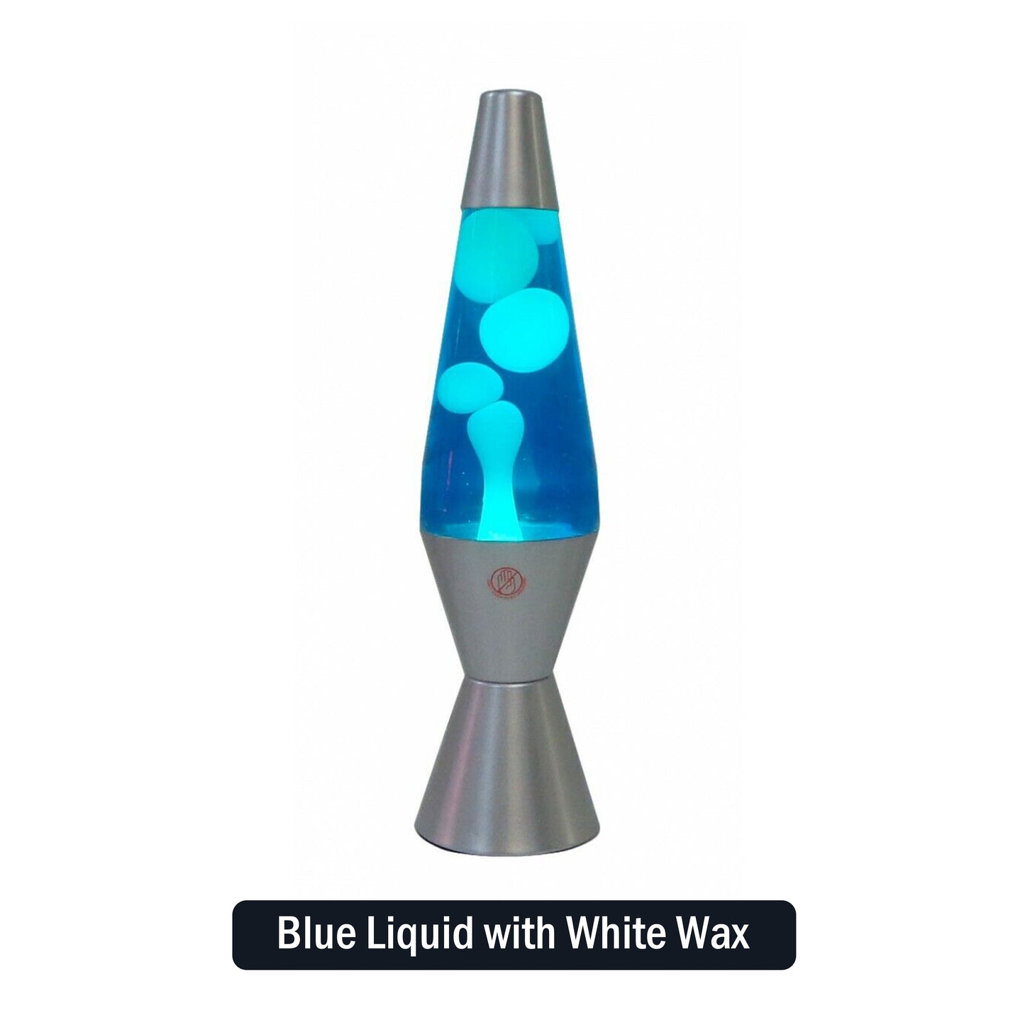 37cm Large Lava Lamps - Blue & White