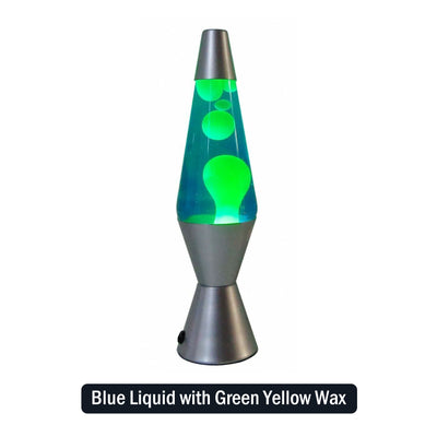 37cm Large Lava Lamps - Blue & Green Yellow