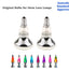 37cm Large Lava Lamps - Rainbow & White