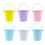 6PACK Metal Buckets with Handle -10.5cm-