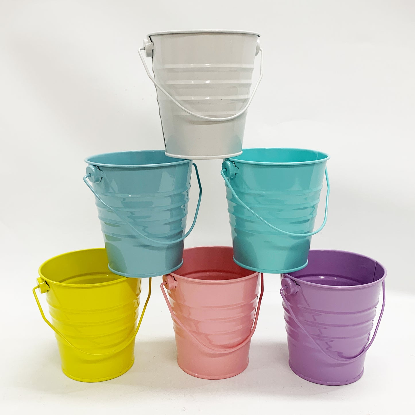 10.5cm Easter Metal Bucket with Handle