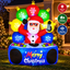 Inflatable DJ Santa with Music & LED Lights – Christmas Decoration