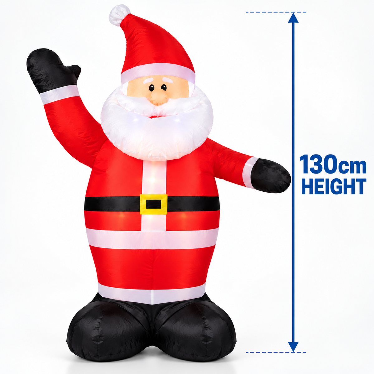 Festive Magic 130cm Airpower Inflatable Santa with LED Lights