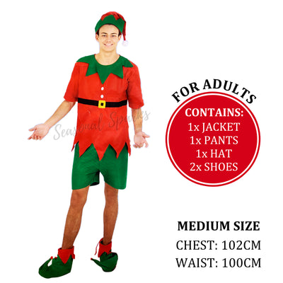 Red Shirts Elf Costume