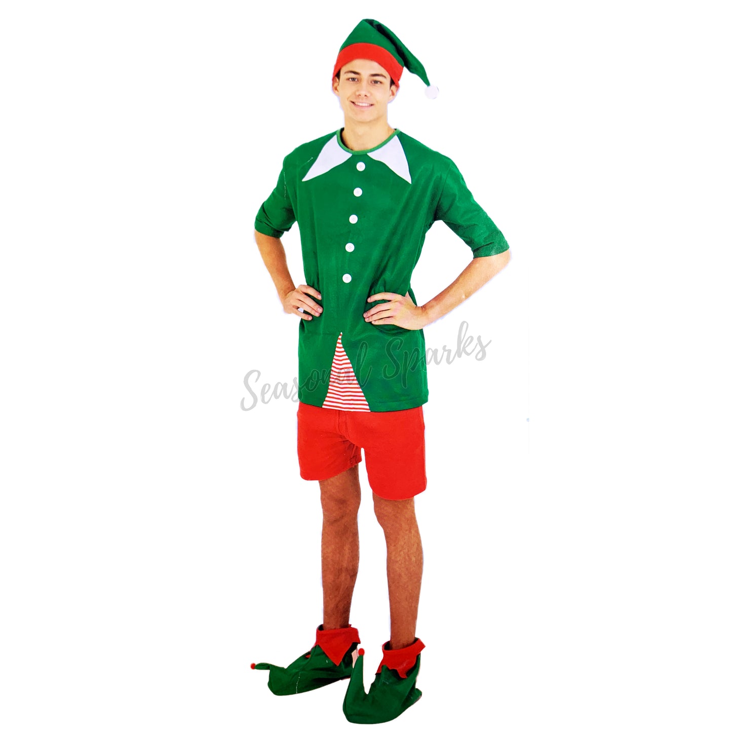 Greeen Shirts Elf Costume