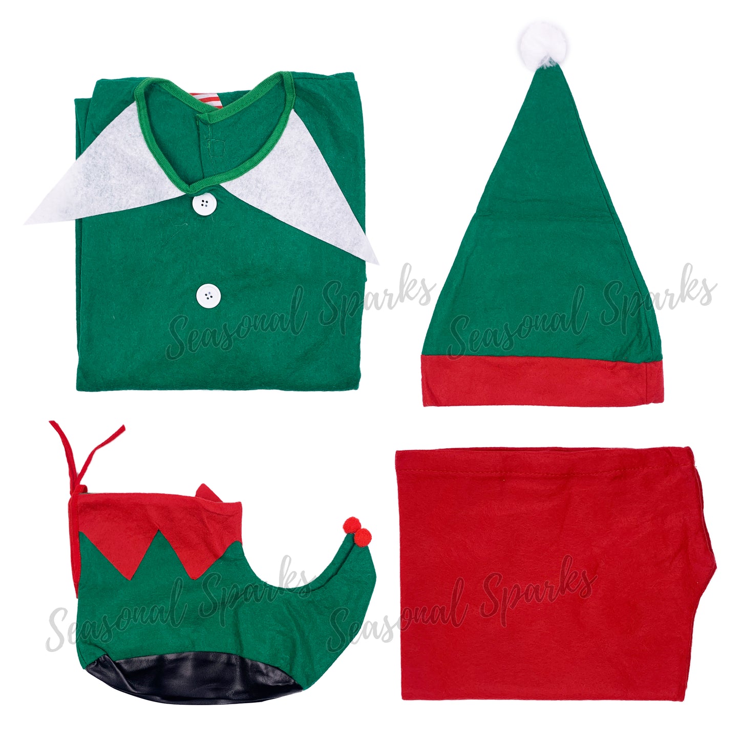 Greeen Shirts Elf Costume