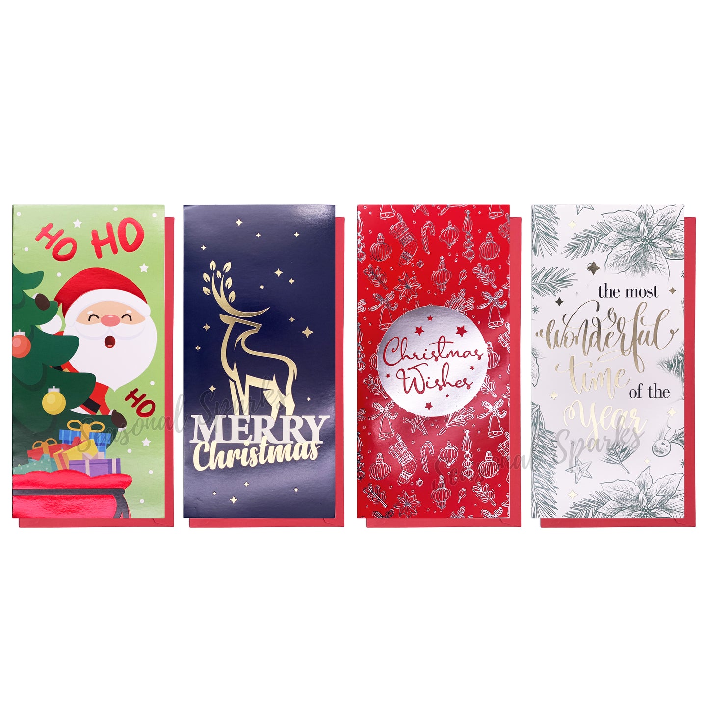 Chritmas Money Wallets - Pack of 8