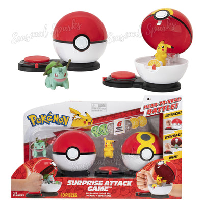 Pokemon Surprise Attack Game - Bulbasaur & Pikachu -