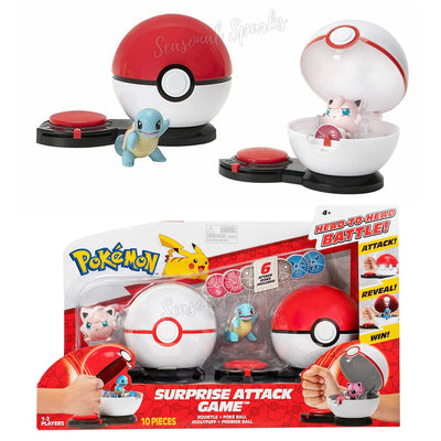 Pokemon Surprise Attack Game - Squirtle & Jigglypuff -